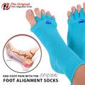 Blue Color Foot Alignment Socks