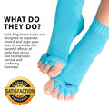 Blue Color Foot Alignment Socks
