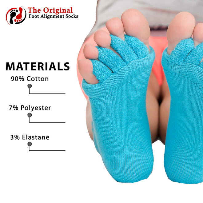 Blue Color Foot Alignment Socks