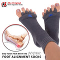 Charcoal Color Foot Alignment Socks