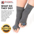 Charcoal Color Foot Alignment Socks